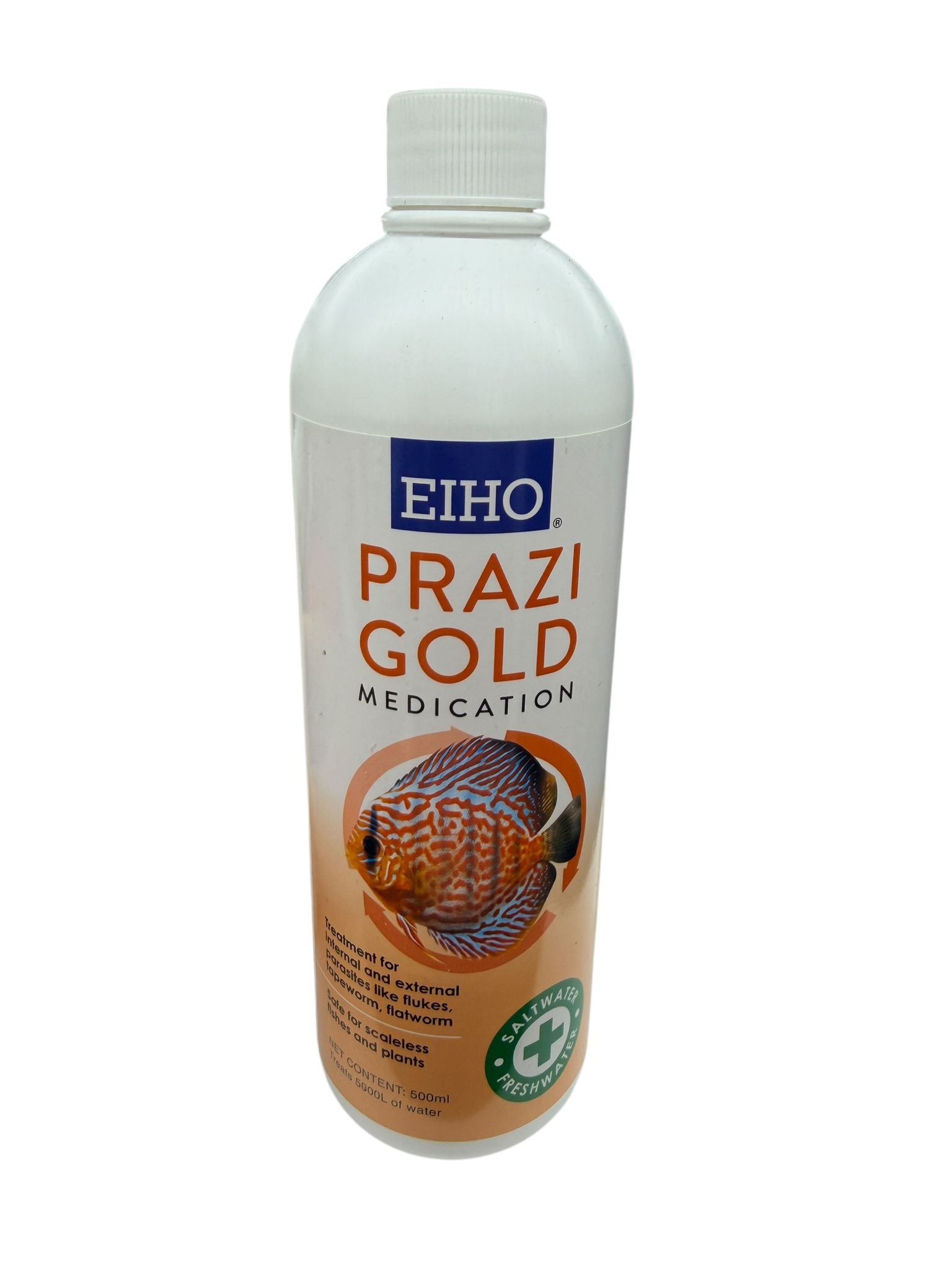 WhatsApp Image 2026-05-20 at 13.24.04 (2) EIHO Prazi Gold - Anti-Parasite Medication forAquarium Fish - 500ML - Image 1